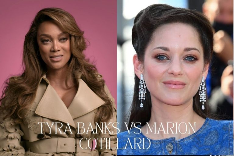 Tyra Banks and Marion Cotillard